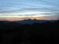 Stari vrh,Mladi vrh,Koprivnik in Blegoš in tam zahaja sonceee